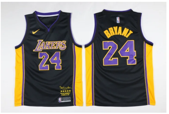 Men Los Angeles Lakers #24 Bryant Black Game Nike Jerseys->los angeles lakers->NBA Jersey
